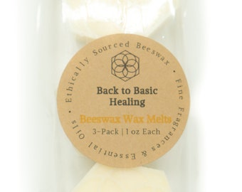 Beeswax Wax Melts | Ethically Sourced | 3-Pack