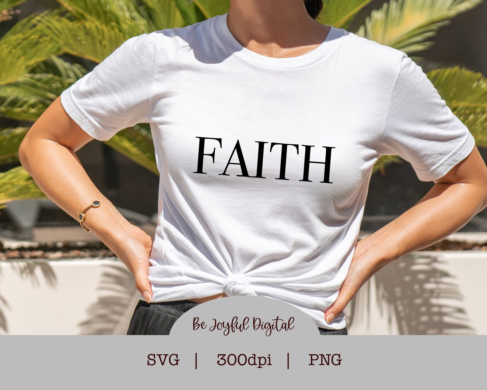 Faith SVG file PNG sublimation design clip art | Etsy