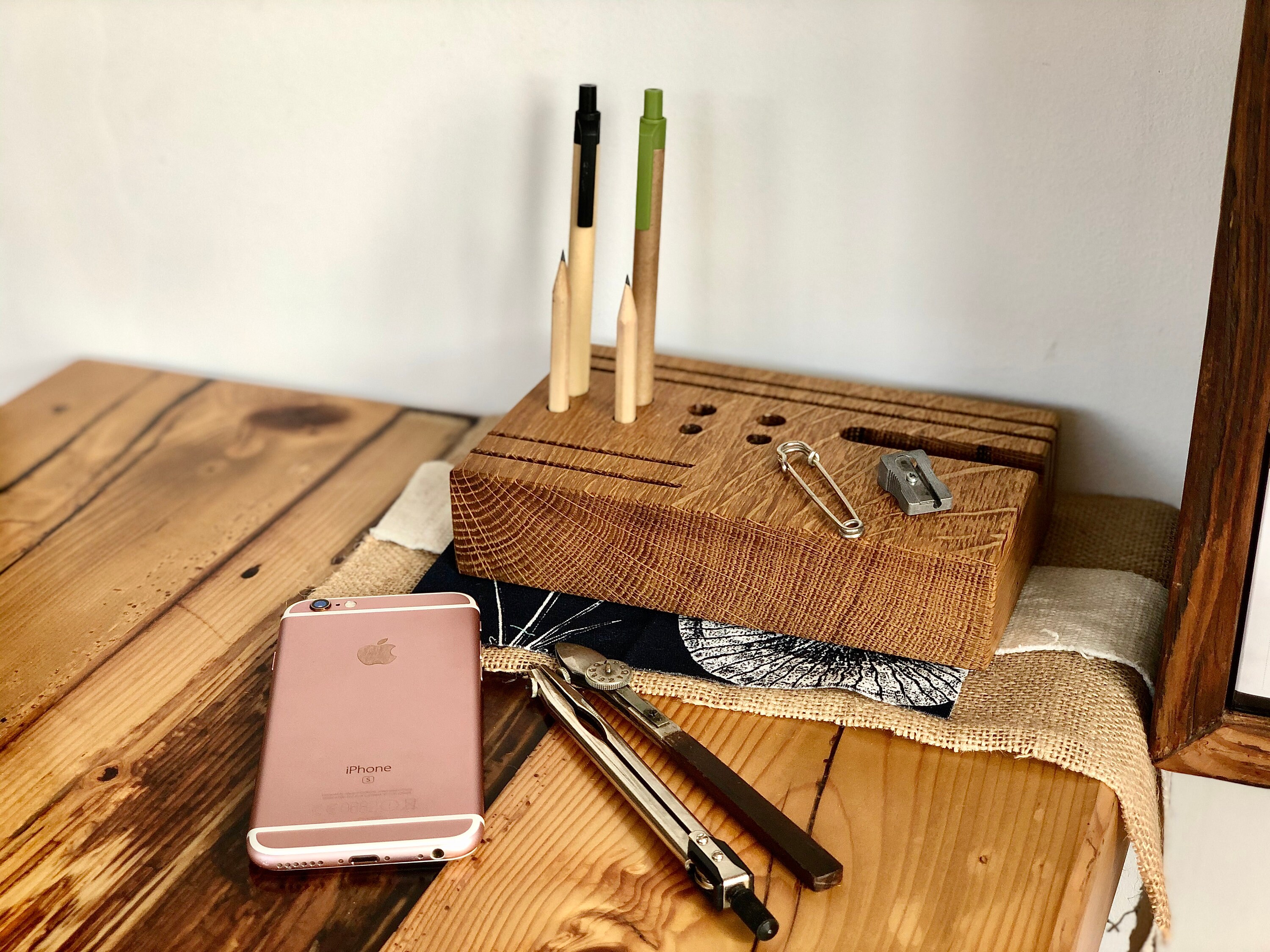 Schreibtisch organizer aus Holz Schreibtisch organisation | Etsy