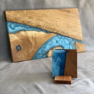 Custom made serving Tray | cutting board | Cheese Paddle | wooden epoxy | Home decor Gift | resin oak | personalized | Fütterungsbrett sushi