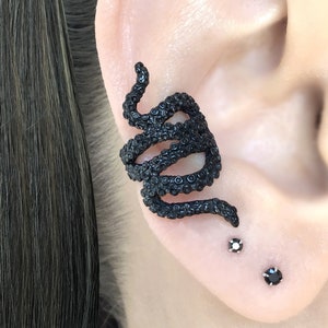 Octopus Ear cuff, gothic ear cuff, stainless steel earrings, ear cuff, gothic earrings, Octopus jewelry, Octopus  earrings,Octopus ear cuff