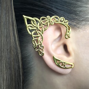 Elf ear cuff, no piercing ear cuff, Elf earring, Single ear cuff, ear cuff, Celtic Elf ear, Celtic earring, Elf jewelry, cuff earring