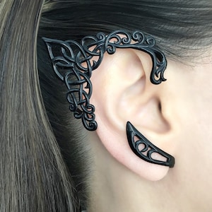 Elf ear cuff, no piercing ear cuff, Elf earring, Single ear cuff, ear cuff, Celtic Elf ear, Celtic earring, Elf jewelry, cuff earring