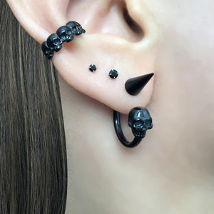 Screw on front earrings shop