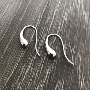 Minimalistic earrings, Liquid drop earrings, Droplet earrings, Drop earrings, simple earrings,  316L stainless steel earrings