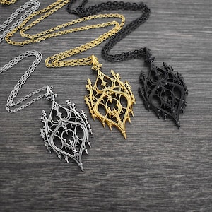 Gothic Chandelier pendant,Gothic necklace, Gothic pendant,Unisex necklace, Statement necklace, Gothic jewelry, Cathedral necklace