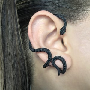 SINGLE Snake earring,Snake earring, Gothic earring, gothic jewelry,Snake ear cuff, Snake cuff, gothic ear cuff unisex earring single earring