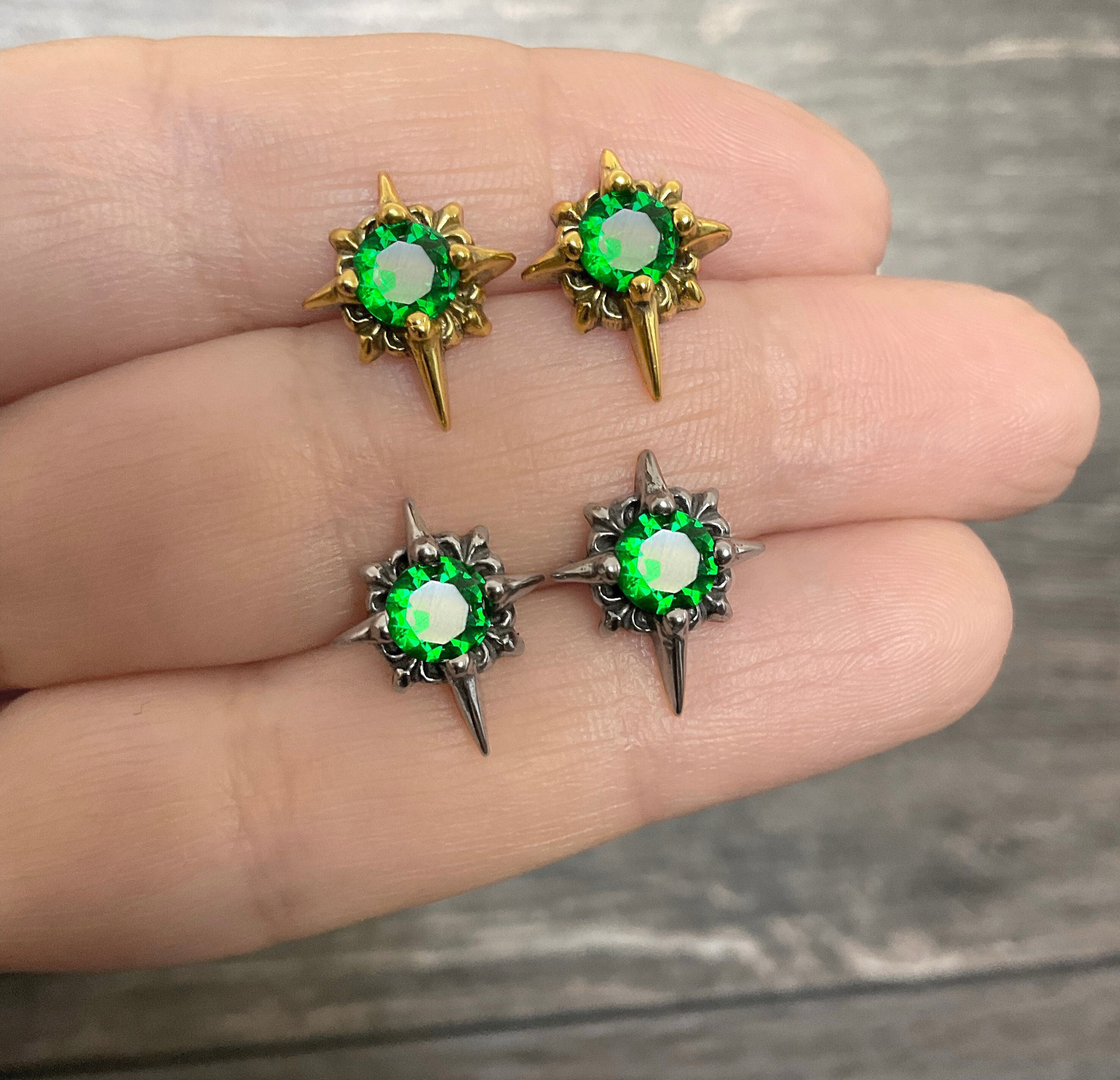 Retro Snake Earrings - Gothic Stainless Steel Stud Earrings For Women