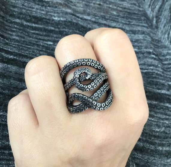 Mens octopus ring sale