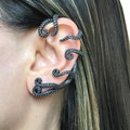Octopus tentacles earring,Octopus earring, Gothic earring, gothic jewelry,Octopus ear cuff, Octopus tentacle earring, gothic ear cuff