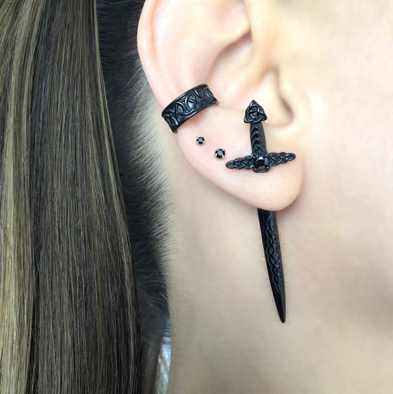 Sword earrings etsy deals