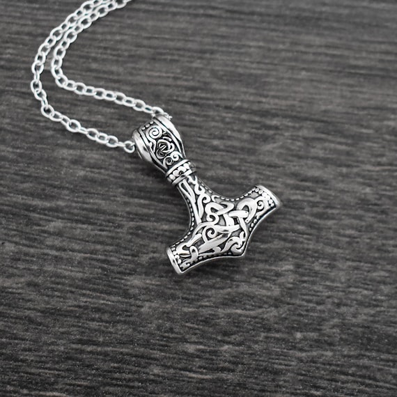 Viking hammer Pendant Necklace, Celtic Hammer necklace, Hammer necklace, Celtic jewelry,Viking hammer necklace, Man's necklace