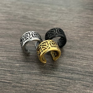 Celtic Ear cuff, ear cuff, cuff earring, celtic jewelry, viking jewelry, fake carriage, Celtic braid cuff, cuff, cuff earrings, mens earring