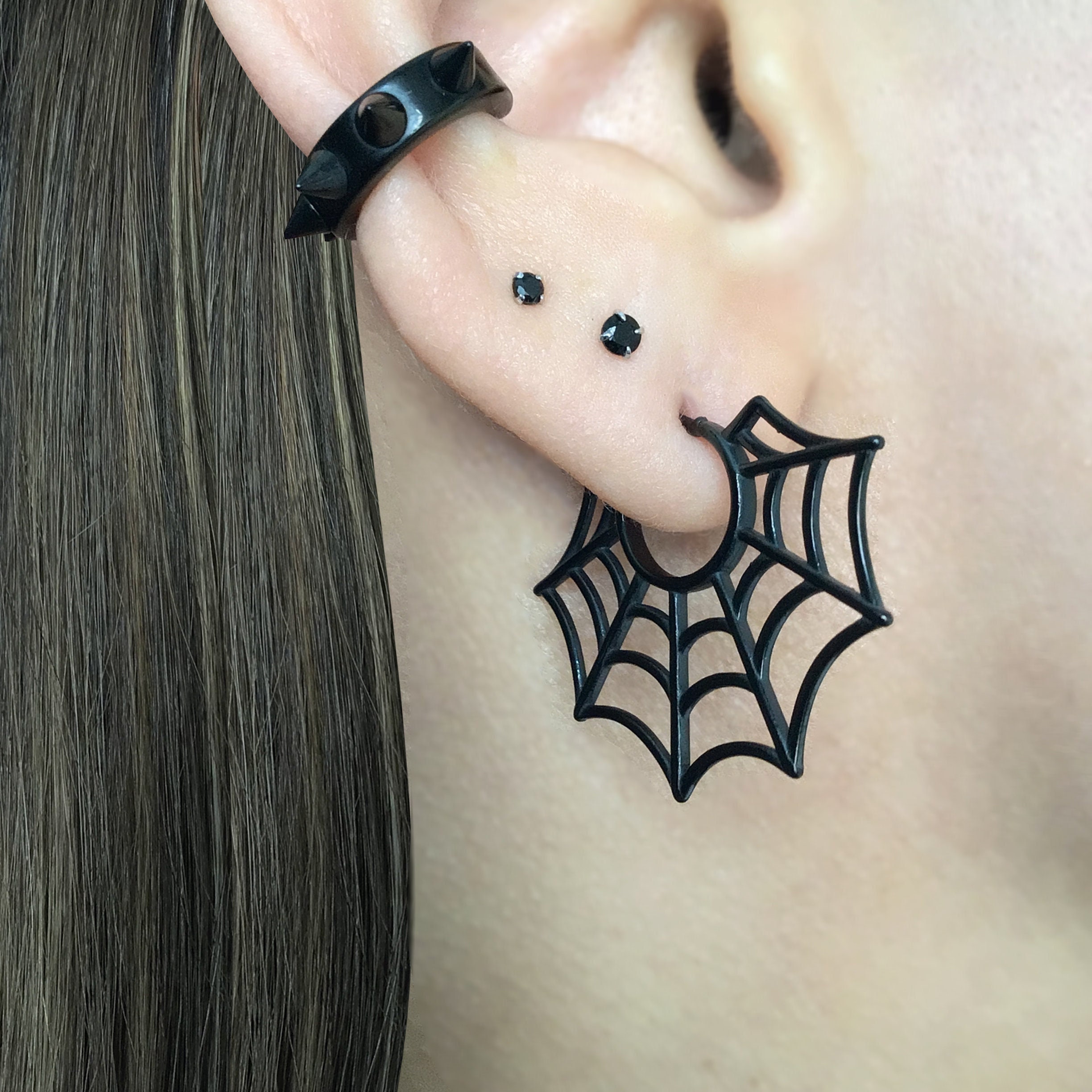 Discover 60 spider web tattoo ear super hot  thtantai2