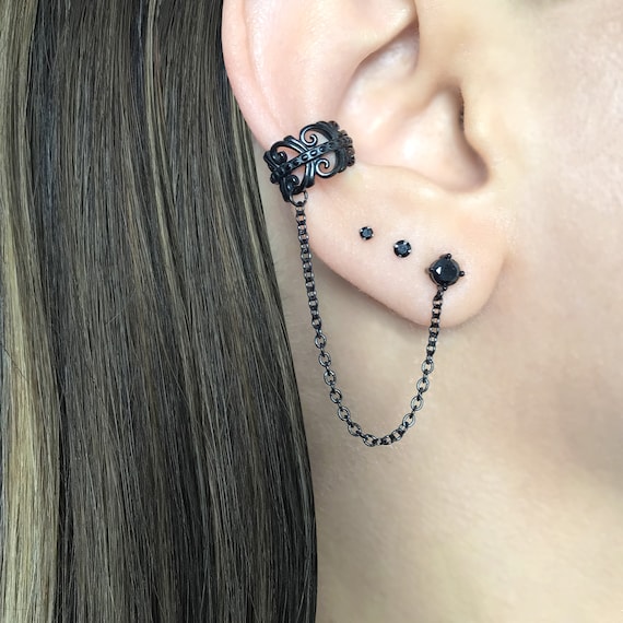 Gothic ear cuffs discount