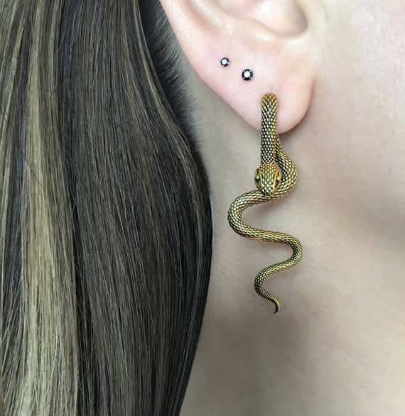Etsy snake earrings sale