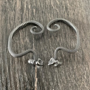 SINGLE Snake Cuff Earring, Snake Cuff Earring, Gothic Earring, Gothic ...