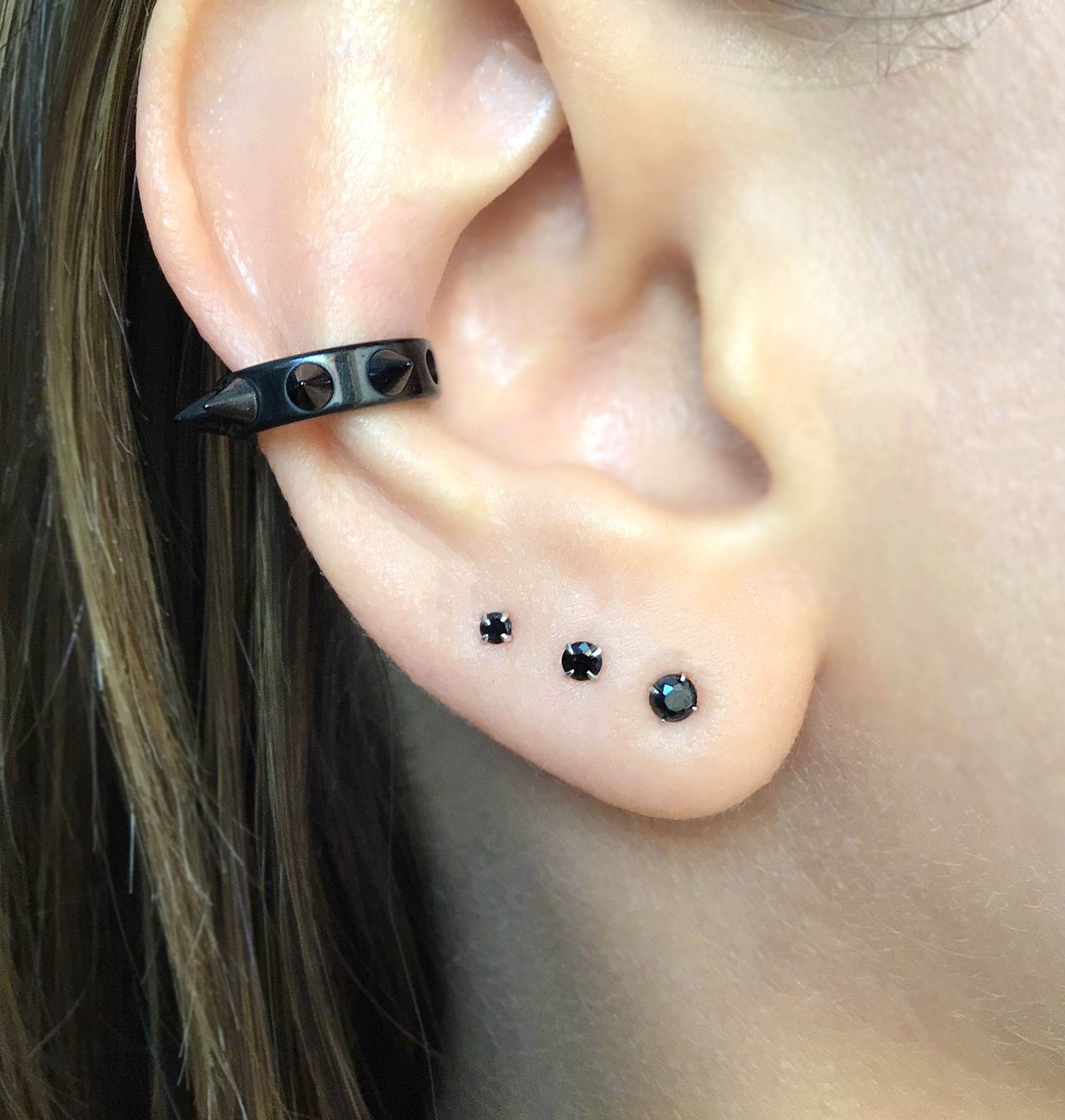 Boucles d'oreilles coccinelles argent 925 ‰ laque rouge et noir SO OR