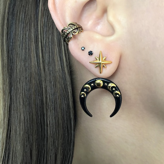 Luna ear jacket sale earrings