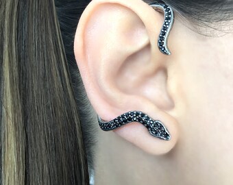 アクセサリー Hirotaka Sapphire Eye Snake Earring SNAKE KNOT Sapphire Eye Earring