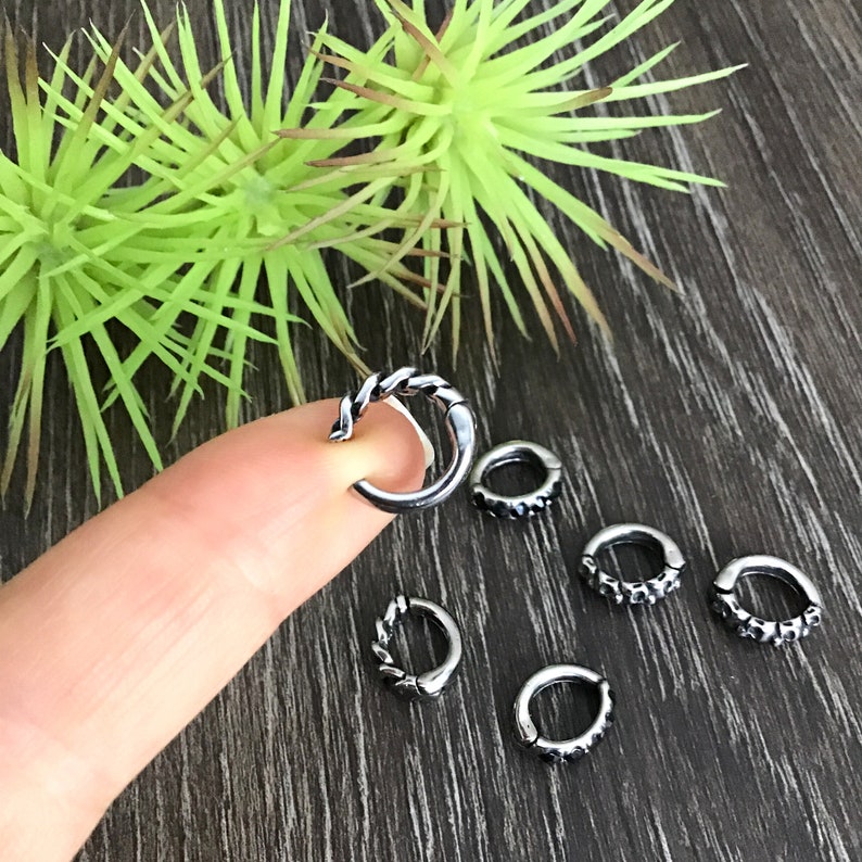 No Piercing Clip on Hoops Clip on Earrings No Piercing Etsy