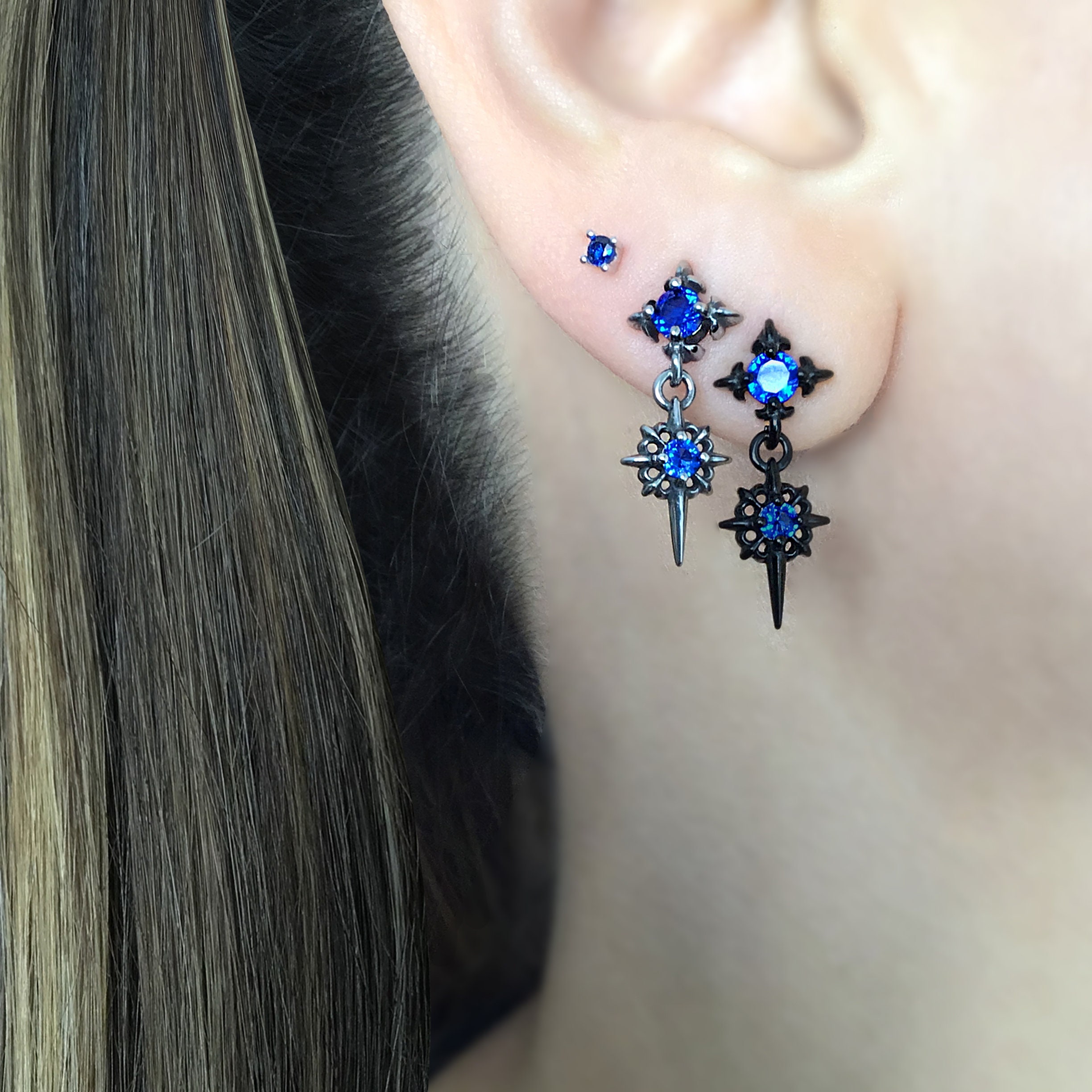 【新品】Hirotaka DROSERA ダイヤモンド ピアス DROSERA ダイヤモンド ピアス 左耳用