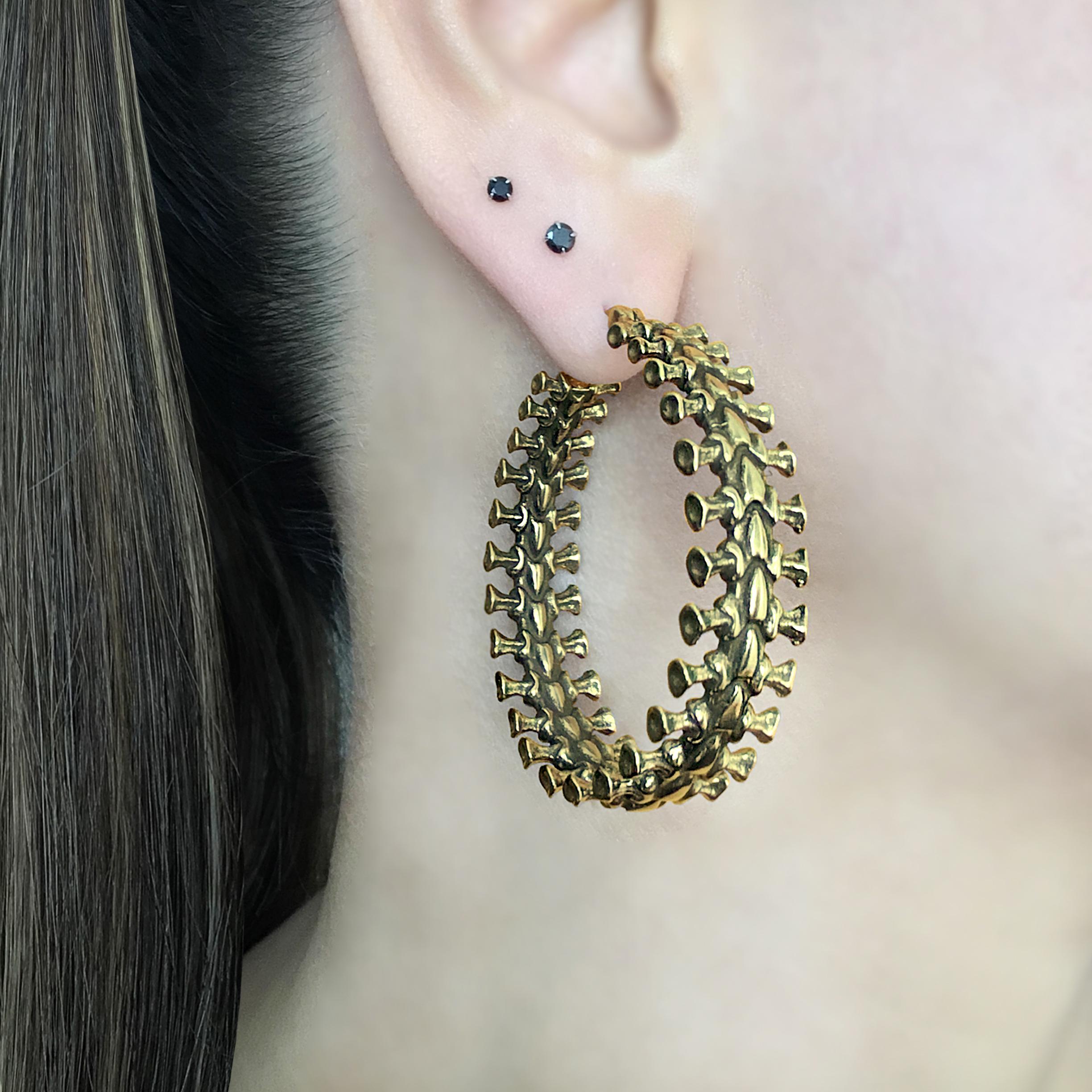 DAUGHTERS JEWELRY　両耳ピアス　Skin hoop large Skin hoop large - DAUGHTERS JEWELRY