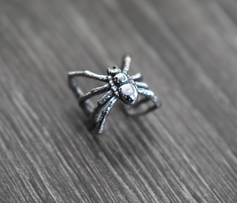 Spider Ear Cuff Gothic Ear Cuff Stainless Steel Earrings Etsy