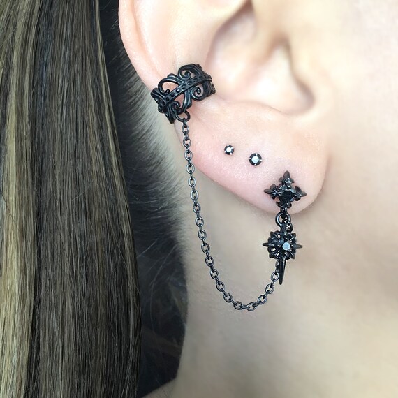 Gothic ear cuffs sale