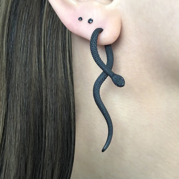 Snake Earrings Front Back Earrings Snake Earrings Stainless - Etsy Australia Snake Earrings Front Back Earrings Snake Earrings Stainless - Etsy Australia