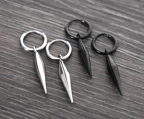 Mens cheap spike earrings