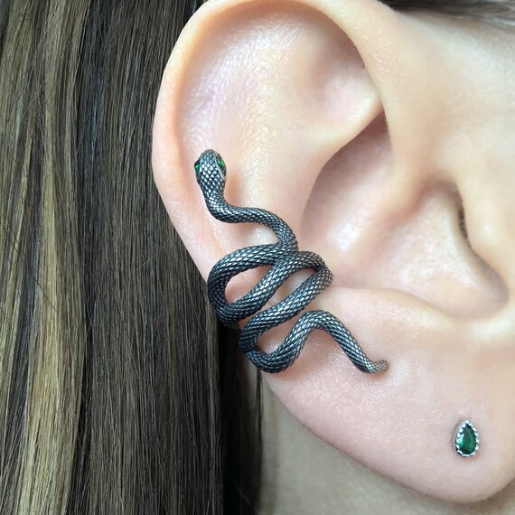 Orecchini A Forma Di Serpente Gotici Punk – Bijoux Statement Per Donne – Ideali Per Halloween E Cosplay