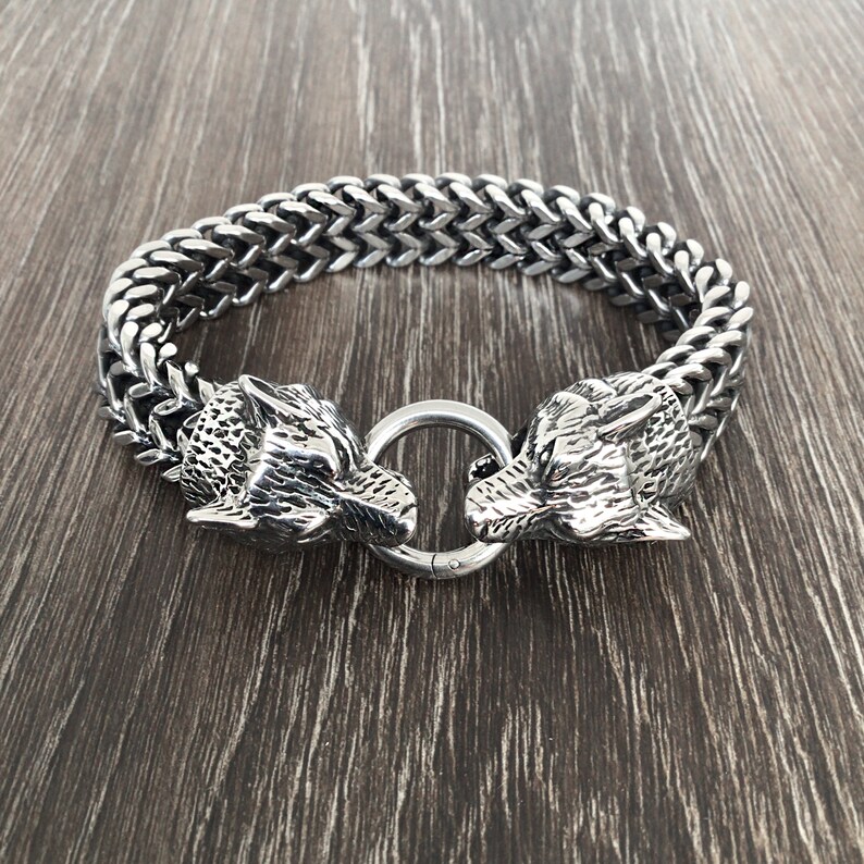 wolf bracelet mens