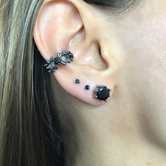 Black gothic earrings deals
