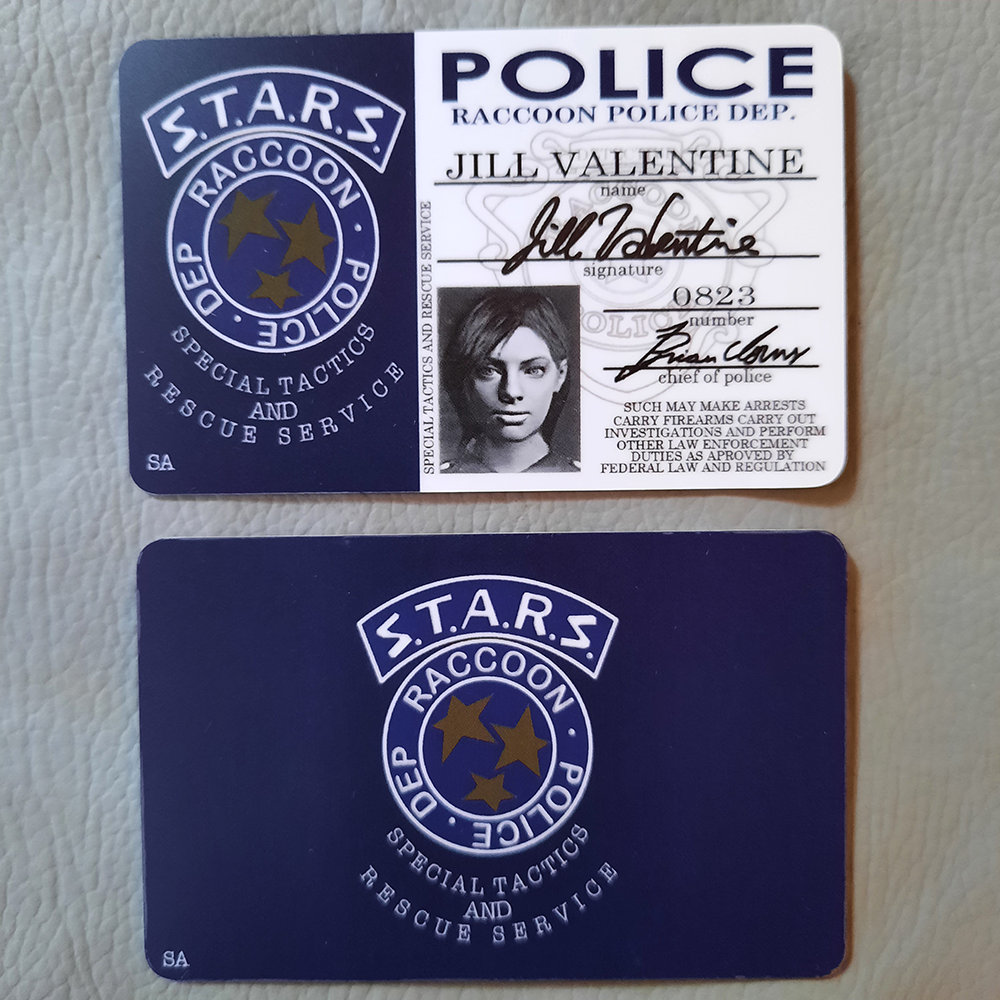 バイオハザード1＆HDリマスターIDカード ジル・バレンタイン、クリス