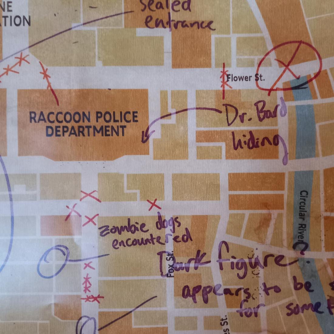 バイオハザード3リメイク ラクーンシティマップポスター - Etsy 日本