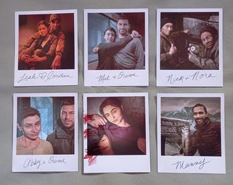 The Last of Us photo polaroid Abby and friends