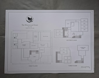Resident Evil 9 Requiem mapa hotelu Wrenwood
