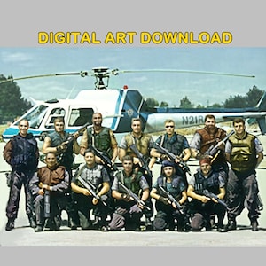 Resident Evil STARS team photo digital art download HQ