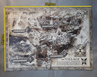 Resident Evil Village poster map