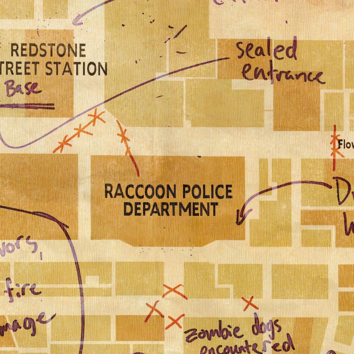 Raccoon City Map Resident Evil 3 Remake Digital Art Download - Etsy Israel