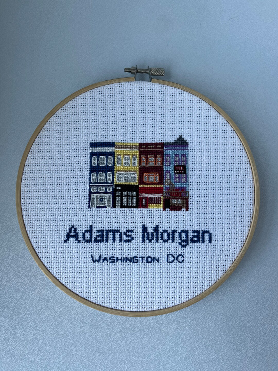 Adams Morgan DC Cross Stitch Pattern - Etsy