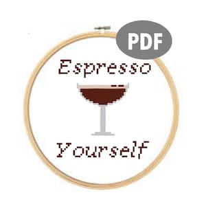 Schema punto croce Espresso Yourself