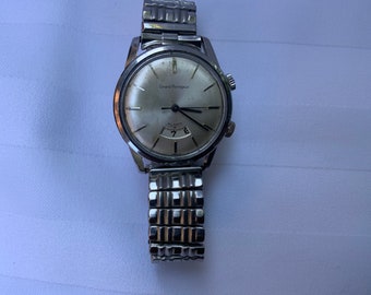 Vintage Gebrauchte Herren Girard Perregaux Mechanische Uhr mit Alarm, selten