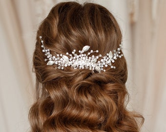 Wedding Hair Comb, Pearl Bridal Headband