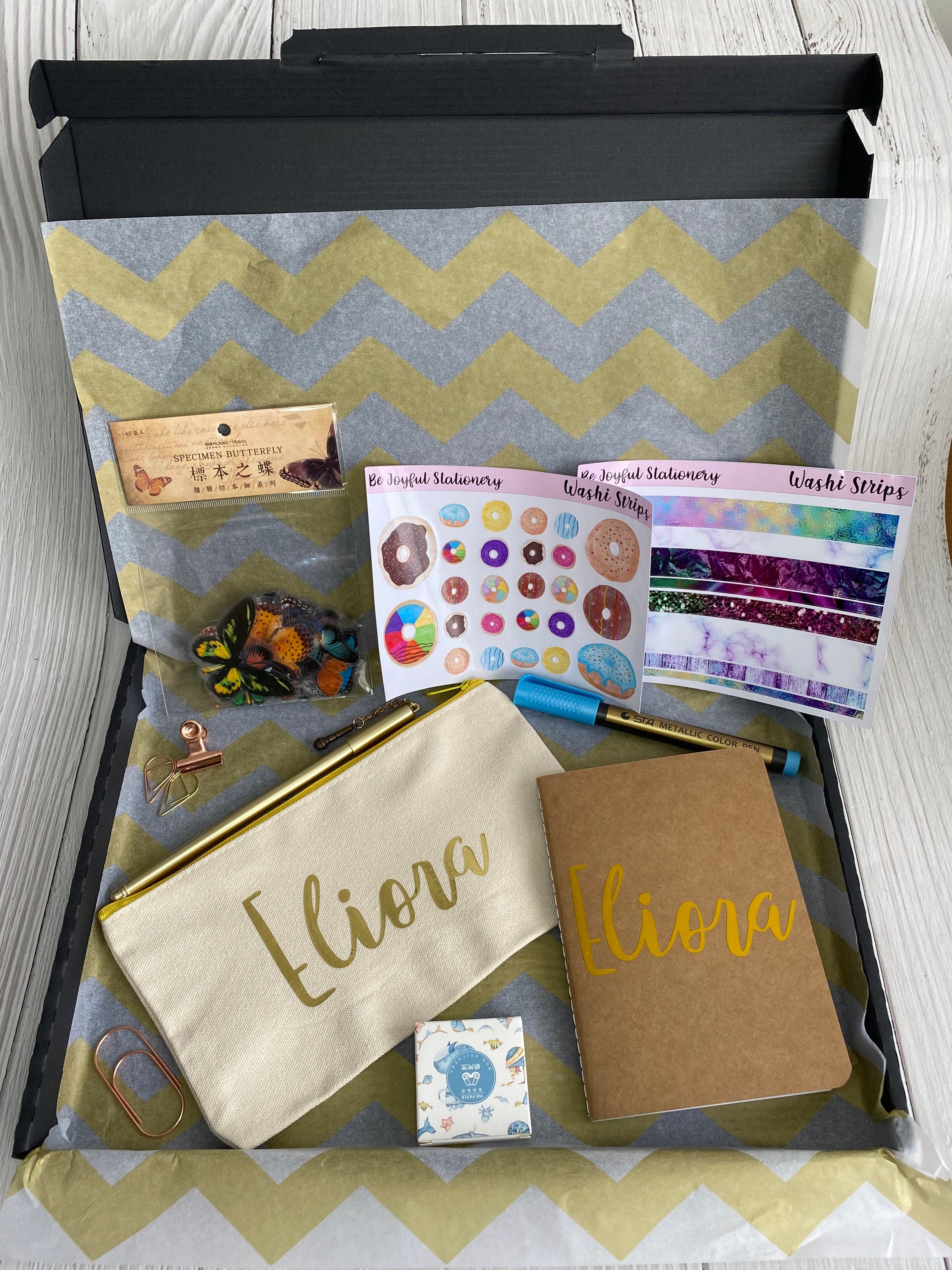 Stationery gift set personalised stationery gift set pretty Etsy