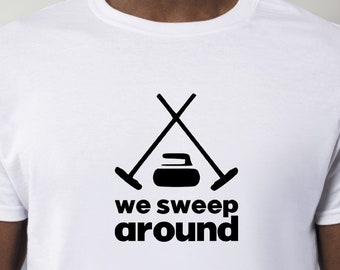 Curling t shirts funny Clearance