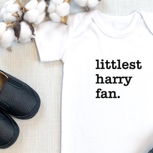 Littlest Harry Fan Baby Onesie®, HSLOT Outfit For Baby, Harry Fan Baby Bodysuit, Pop Culture Music Baby Clothes, Hip Baby Romper