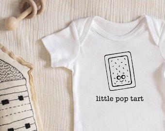 Little Pop Tart Baby Onesie®, Pop Tart Baby Bodysuit, Toaster Treat Baby Onesie®, Foodie Baby Onesie®, Hipster Baby Onesie®, Funny Food Baby