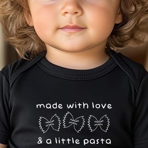 Funny Italian Baby Onesie®, Cute Pasta Baby Bodysuit, Italian Baby Onesie®, Funny Italian Baby Shower Gift, Italian Baby Boy Gift